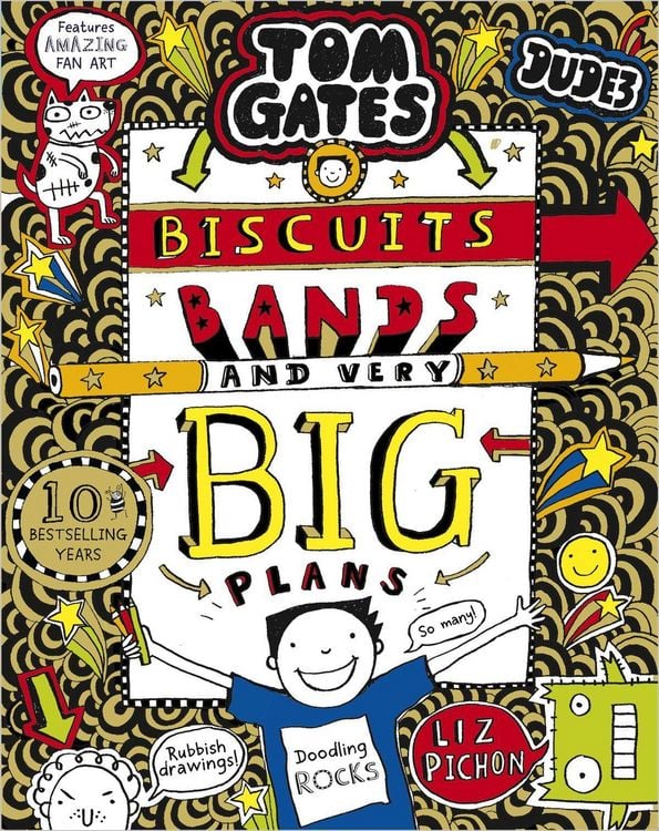 Produktbild: Tom Gates 14. Biscuits, Bands and Very Big Plans