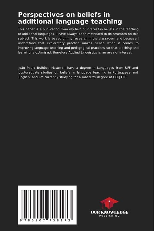 Produktbild: Perspectives on beliefs in additional language teaching