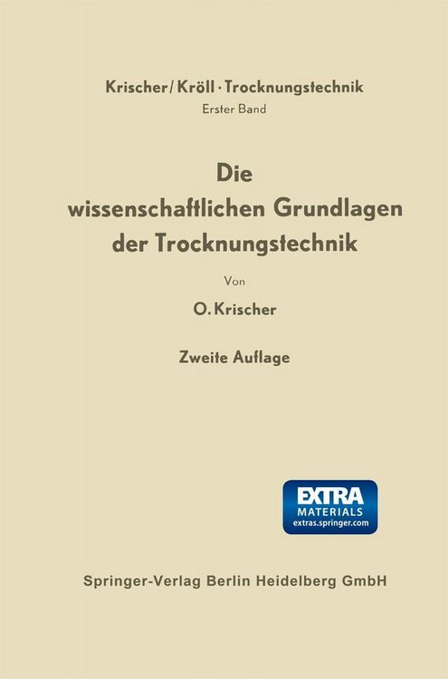 Produktbild: Die wissenschaftlichen Grundlagen der Trocknungstechnik