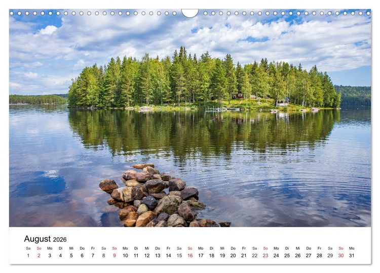 Produktbild: Schwedischer Sommer in V&auml;rmland (Wandkalender 2026 DIN A3 quer), CALVENDO Monatskalender