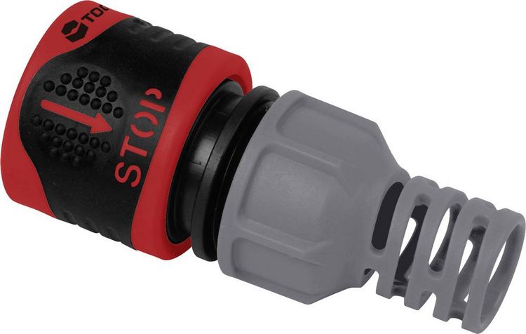 Produktbild: TOOLCRAFT 1561118 Kunststoff Schlauchanschluss 13mm (1/2") &Oslash; Wasserstop