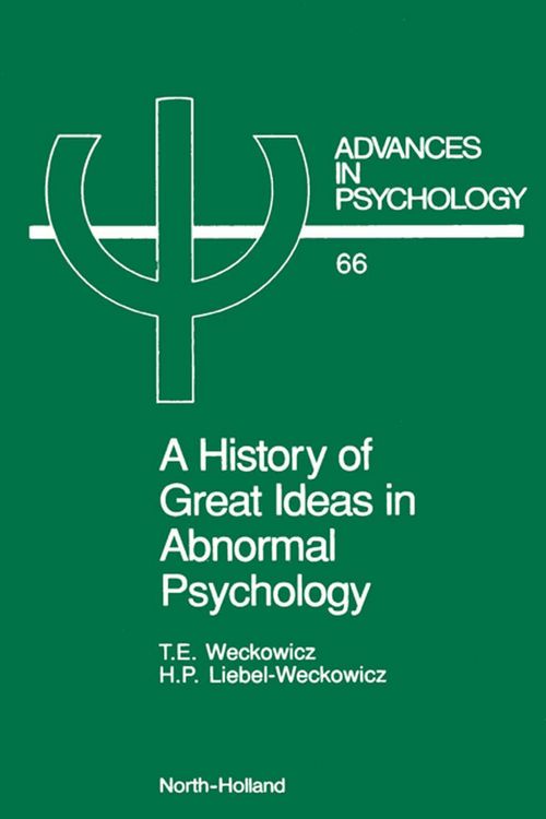 Produktbild: A History of Great Ideas in Abnormal Psychology