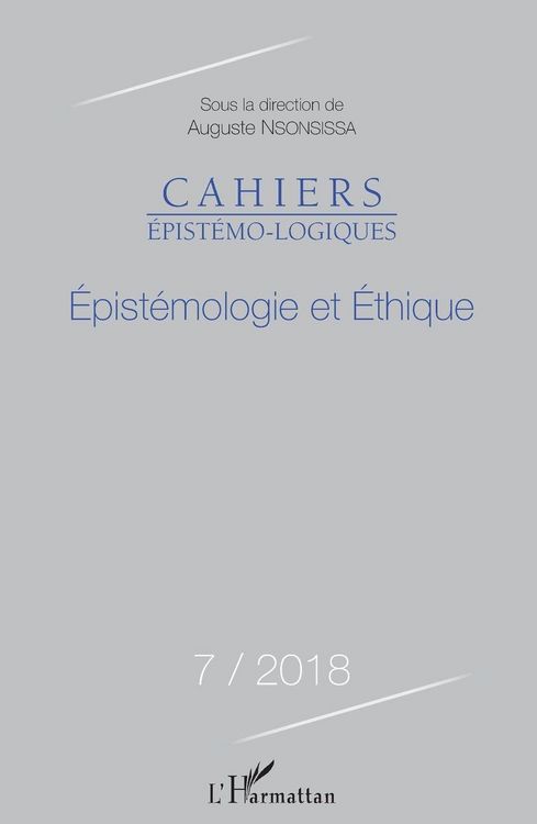 Produktbild: Epist&eacute;mologie et &eacute;thique