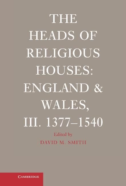 Produktbild: The Heads of Religious Houses