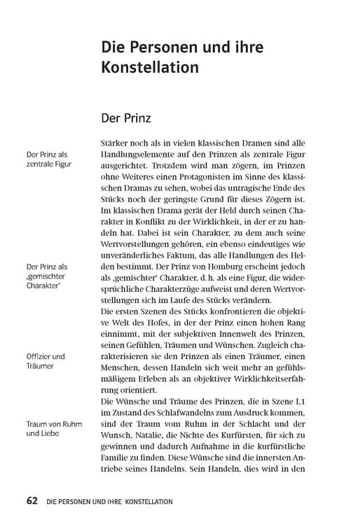 Produktbild: Klett Lekt&uuml;rehilfen Heinrich von Kleist, Prinz Friedrich von Homburg