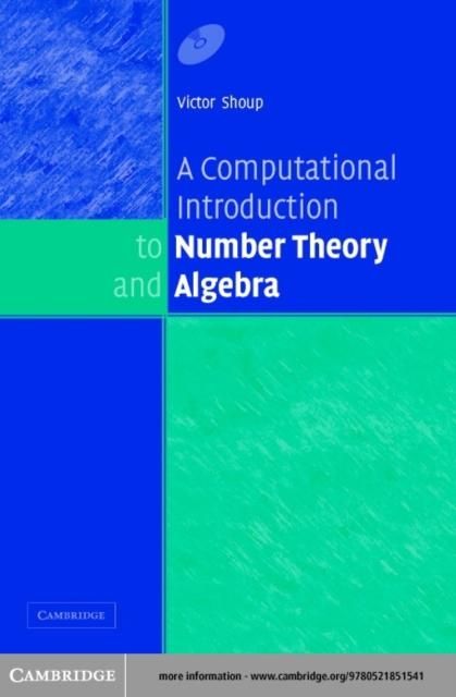 Produktbild: Computational Introduction to Number Theory and Algebra