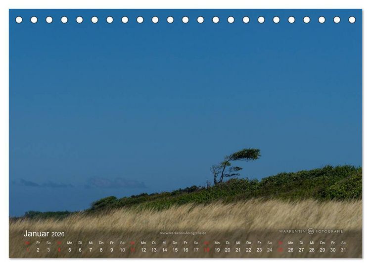 Produktbild: Prerows Wilder Westen (Tischkalender 2026 DIN A5 quer), CALVENDO Monatskalender