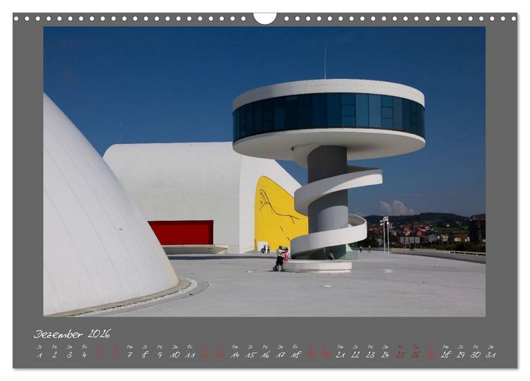 Produktbild: Moderne Architektur - Oscar Niemeyer Kulturzentrum (Wandkalender 2026 DIN A3 quer), CALVENDO Monatskalender
