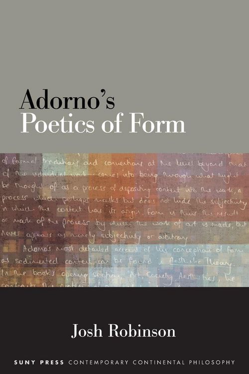 Produktbild: Adorno's Poetics of Form