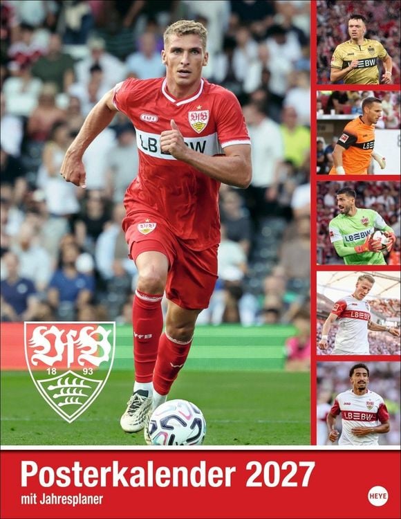 Produktbild: VfB Stuttgart Posterkalender 2027