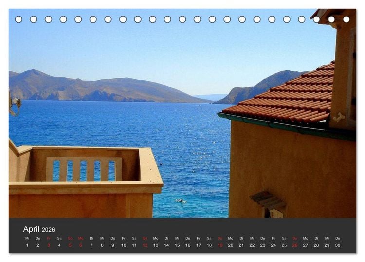 Produktbild: Magisches Kroatien (Tischkalender 2026 DIN A5 quer), CALVENDO Monatskalender