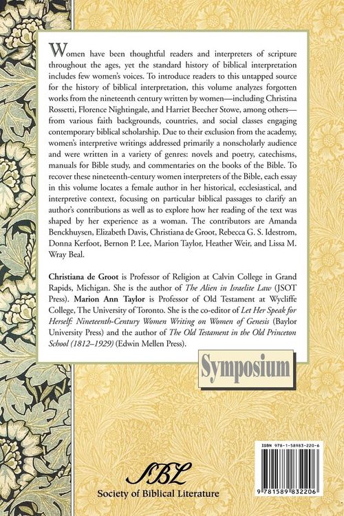 Produktbild: Recovering Nineteenth-Century Women Interpreters of the Bible