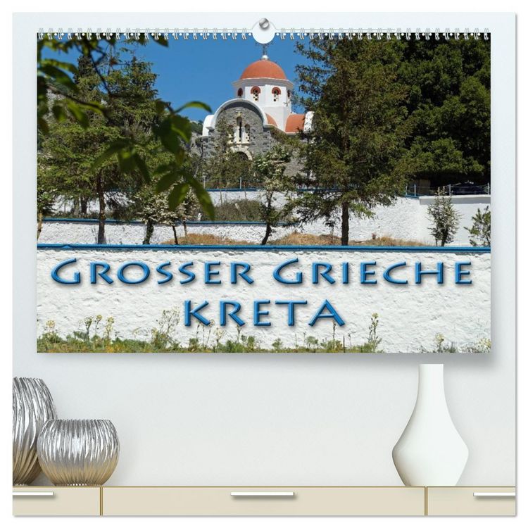 Produktbild: Gro&szlig;er Grieche Kreta (hochwertiger Premium Wandkalender 2026 DIN A2 quer), Kunstdruck in Hochglanz