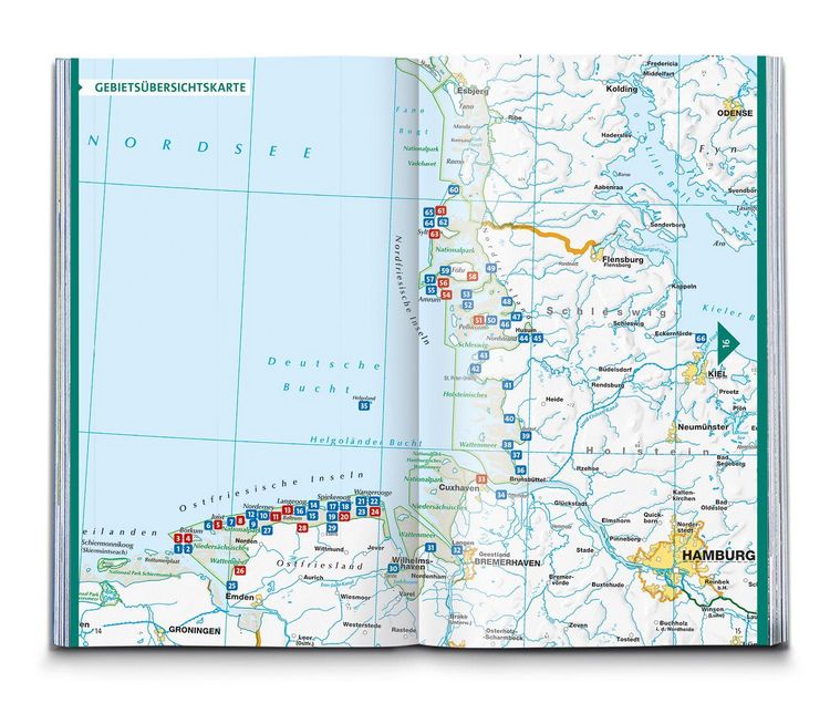 Produktbild: KOMPASS Wanderlust Deutsche K&uuml;ste
