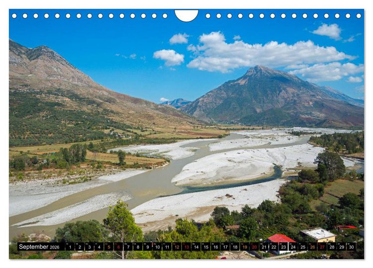 Produktbild: Landschaften in Albanien (Wandkalender 2026 DIN A4 quer), CALVENDO Monatskalender