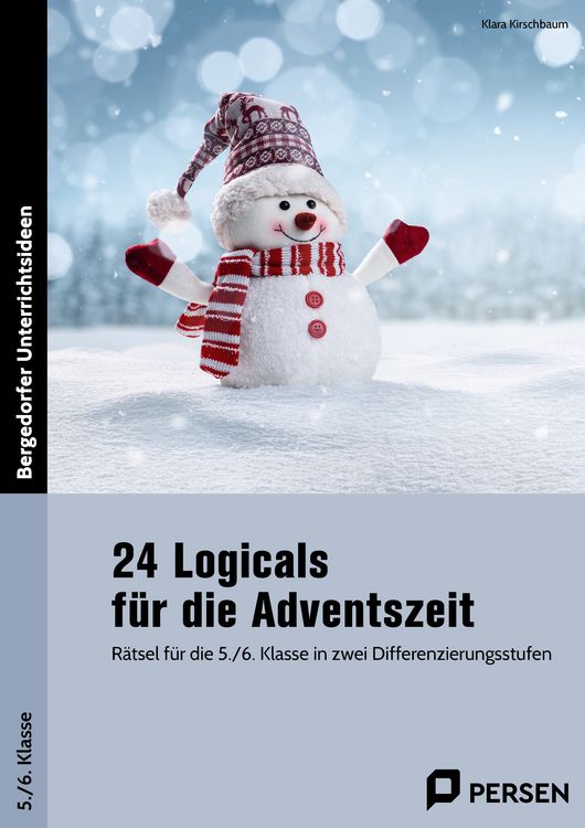 Produktbild: 24 Logicals f&uuml;r die Adventszeit - 5./6. Klasse