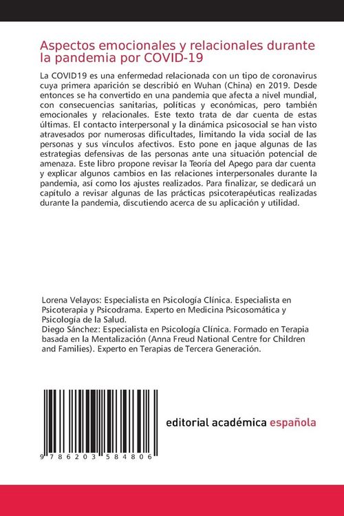 Produktbild: Aspectos emocionales y relacionales durante la pandemia por COVID-19