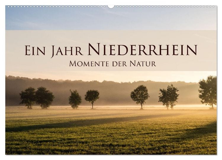 Produktbild: Ein Jahr Niederrhein Momente der Natur (Wandkalender 2026 DIN A2 quer), CALVENDO Monatskalender