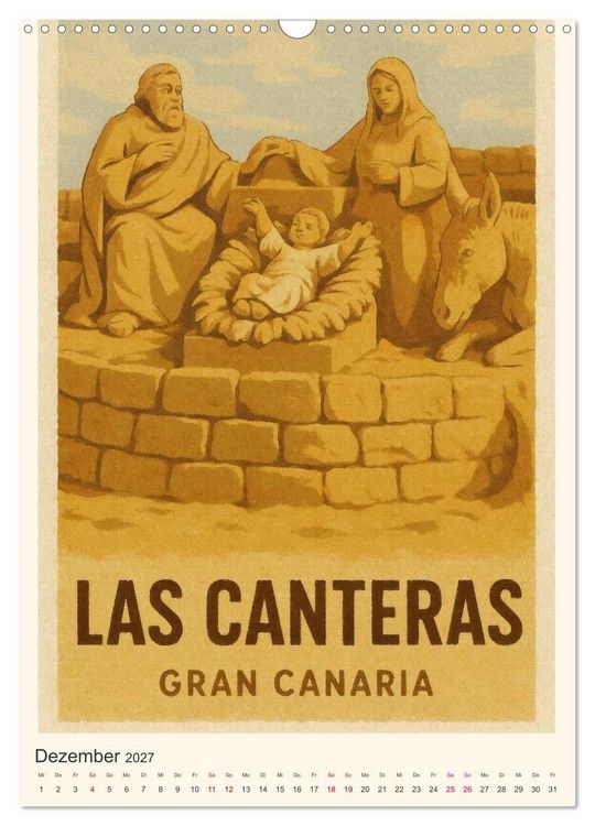 Produktbild: City Poster Gran Canaria (Wandkalender 2027 DIN A3 hoch), CALVENDO Monatskalender