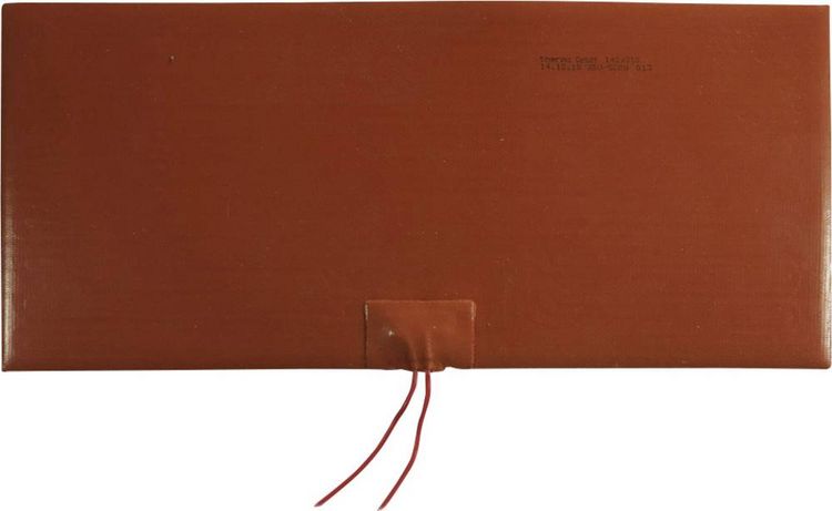 Produktbild: Thermo TECH Silikon Heizfolie selbstklebend 24 V/DC, 24 V/AC 235 W Schutzart IPX7 (L x B) 310 mm x 140 mm