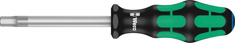 Produktbild: Wera 354 Werkstatt Innen-Sechskantschraubendreher Schl&uuml;sselweite (metrisch): 6 mm Klingenl&auml;nge: 80 mm