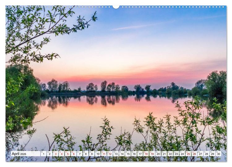Produktbild: Unser Altm&uuml;hlsee (Wandkalender 2026 DIN A2 quer), CALVENDO Monatskalender