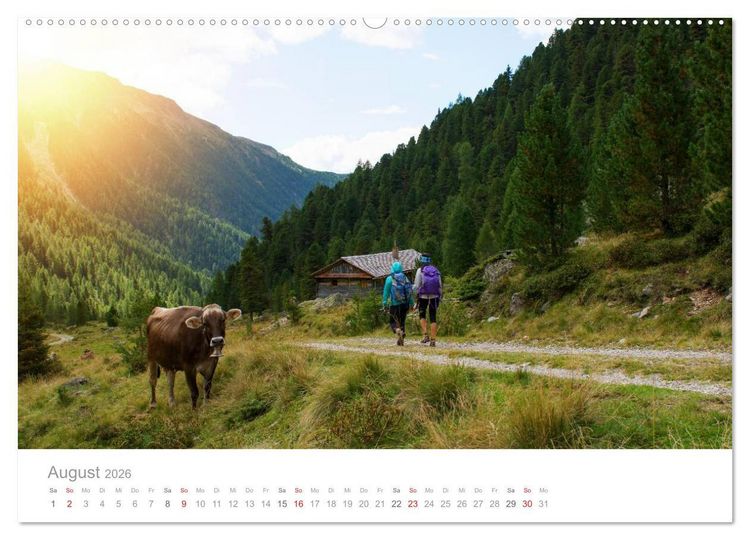 Produktbild: Bekannte und unbekannte Almen in S&uuml;dtirol (hochwertiger Premium Wandkalender 2026 DIN A2 quer), Kunstdruck in Hochglanz