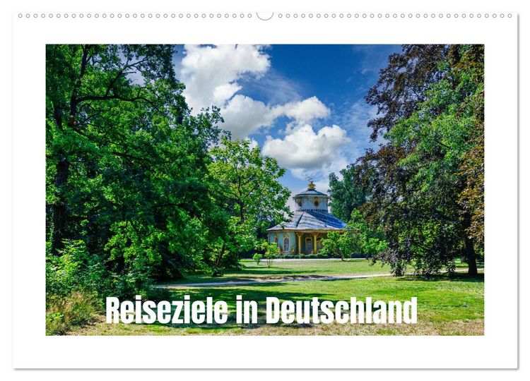 Produktbild: Reiseziele in Deutschland (Wandkalender 2026 DIN A2 quer), CALVENDO Monatskalender
