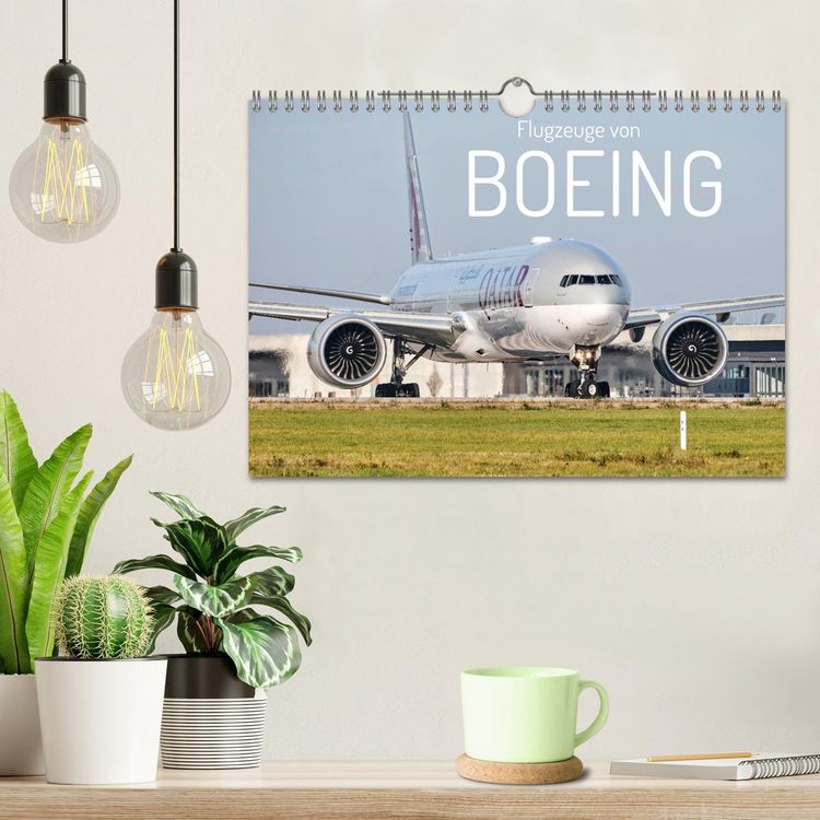 Produktbild: Flugzeuge von Boeing (Wandkalender 2026 DIN A4 quer), CALVENDO Monatskalender