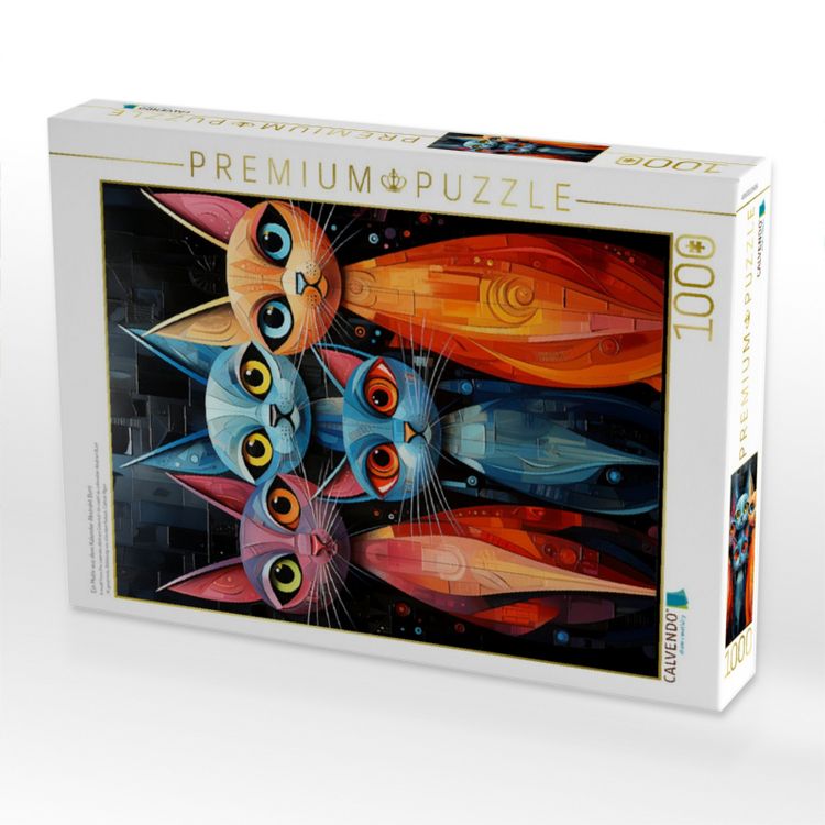 Produktbild: CALVENDO Puzzle Ein Motiv aus dem Kalender Abstrakt Bunt | 1000 Teile Lege-Gr&ouml;&szlig;e 64x48cm Foto-Puzzle f&uuml;r gl&uuml;ckliche Stunden