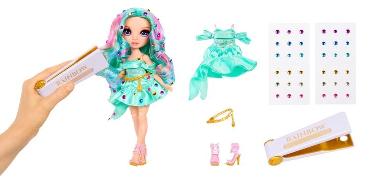 Produktbild: Rainbow High Be Dazzling Fashion Dolls- Celine Turquoise (Teal)