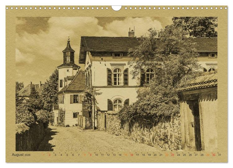 Produktbild: Radebeul - Ein Kalender im Zeitungsstil (Wandkalender 2026 DIN A3 quer), CALVENDO Monatskalender