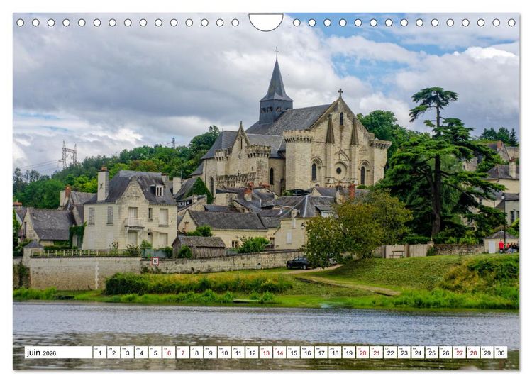 Produktbild: Le long de la Loire (Calendrier mural 2026 DIN A4 vertical), CALVENDO calendrier mensuel