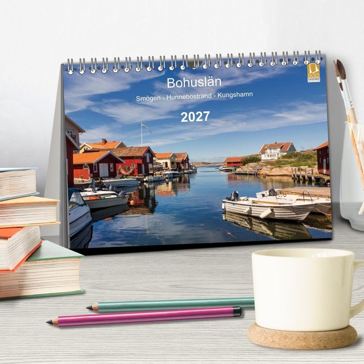 Produktbild: Bohusl&auml;n. Sm&ouml;gen - Hunnebostrand - Kungshamn (Tischkalender 2027 DIN A5 quer), CALVENDO Monatskalender