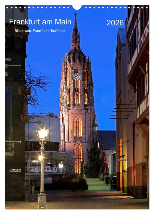 Produktbild: Frankfurt am Main 2026 Bilder vom Taxifahrer (Wandkalender 2026 DIN A3 hoch), CALVENDO Monatskalender