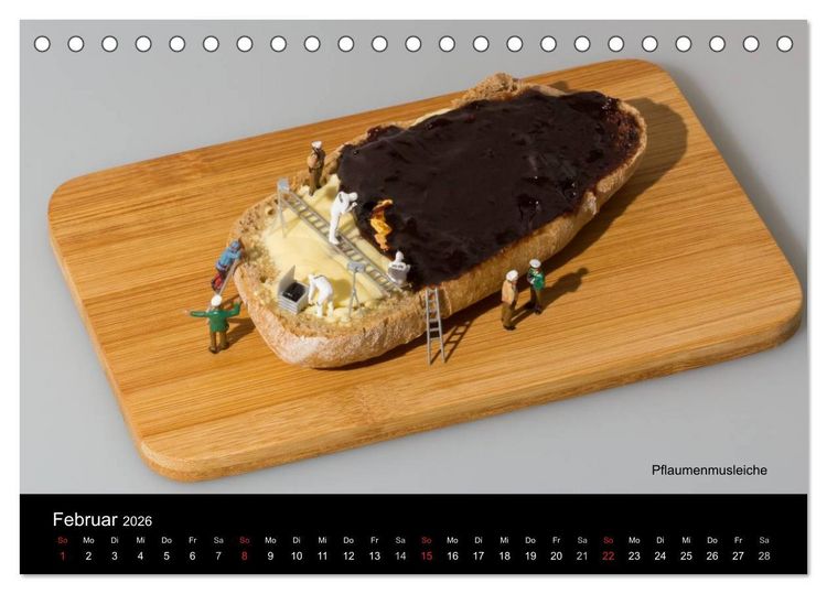Produktbild: Tomatenmaler ... und andere Mini-Welten (Tischkalender 2026 DIN A5 quer), CALVENDO Monatskalender