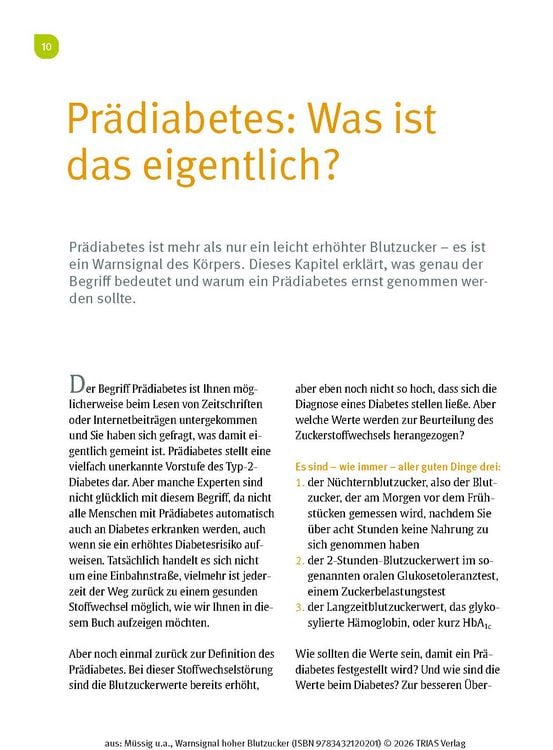 Produktbild: Warnsignal hoher Blutzucker