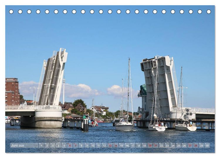 Produktbild: Impressionen von der Schlei - Deutschlands einzigem Fjord (Tischkalender 2026 DIN A5 quer), CALVENDO Monatskalender