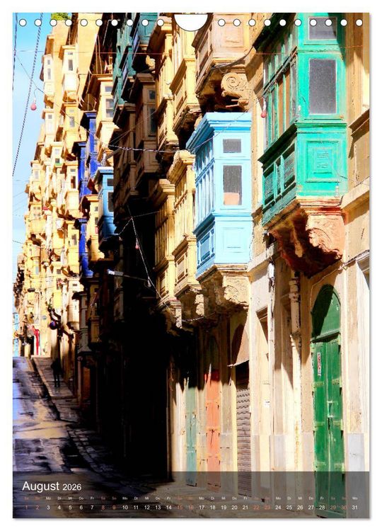 Produktbild: Unterwegs in Malta (Wandkalender 2026 DIN A4 hoch), CALVENDO Monatskalender