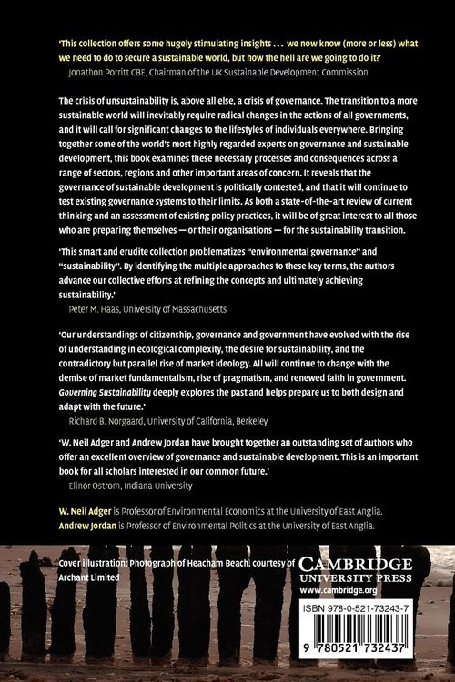 Produktbild: Governing Sustainability