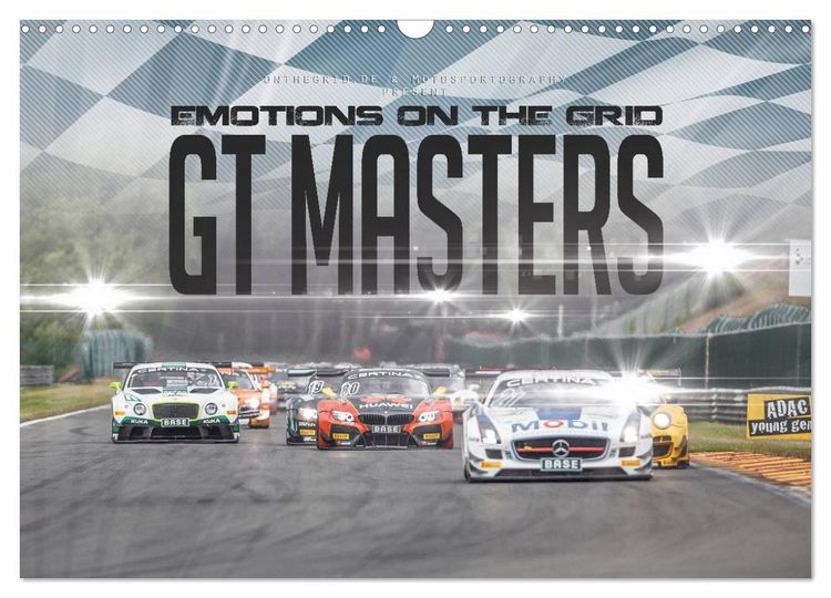 Produktbild: EMOTIONS ON THE GRID - GT Masters (Wandkalender 2026 DIN A3 quer), CALVENDO Monatskalender