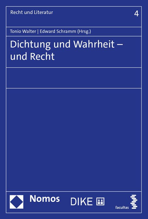 Produktbild: Dichtung und Wahrheit ─ und Recht