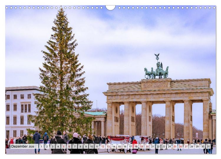 Produktbild: Berlin rund ums Jahr (Wandkalender 2026 DIN A3 quer), CALVENDO Monatskalender