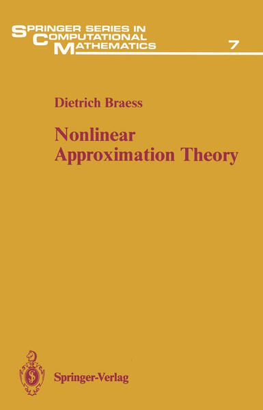 Produktbild: Nonlinear Approximation Theory