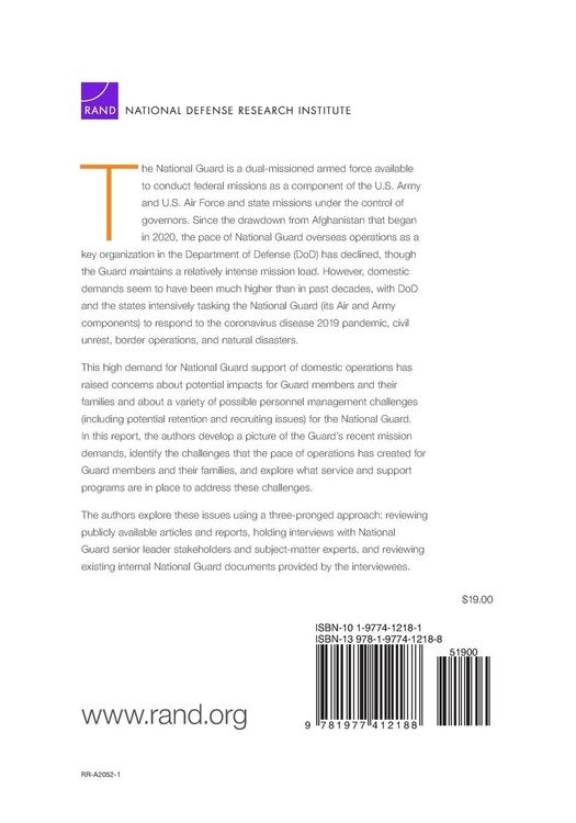 Produktbild: Addressing Stressors for National Guard Personnel