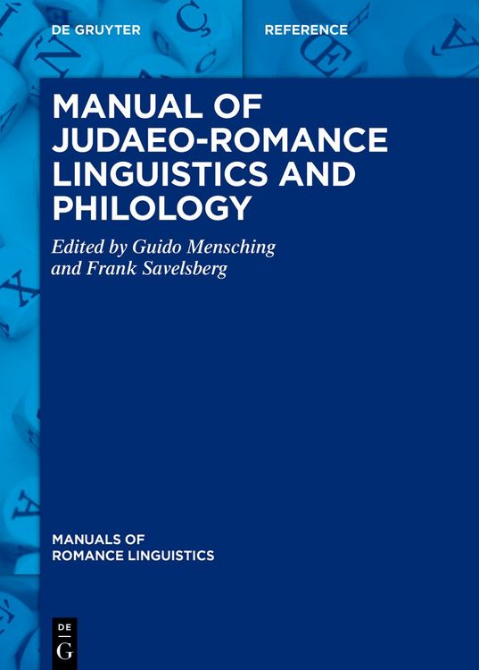 Produktbild: Manual of Judaeo-Romance Linguistics and Philology