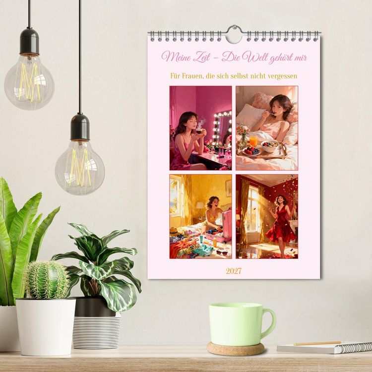 Produktbild: Meine Zeit &ndash; Die Welt geh&ouml;rt mir (Wandkalender 2027 DIN A4 hoch), CALVENDO Monatskalender