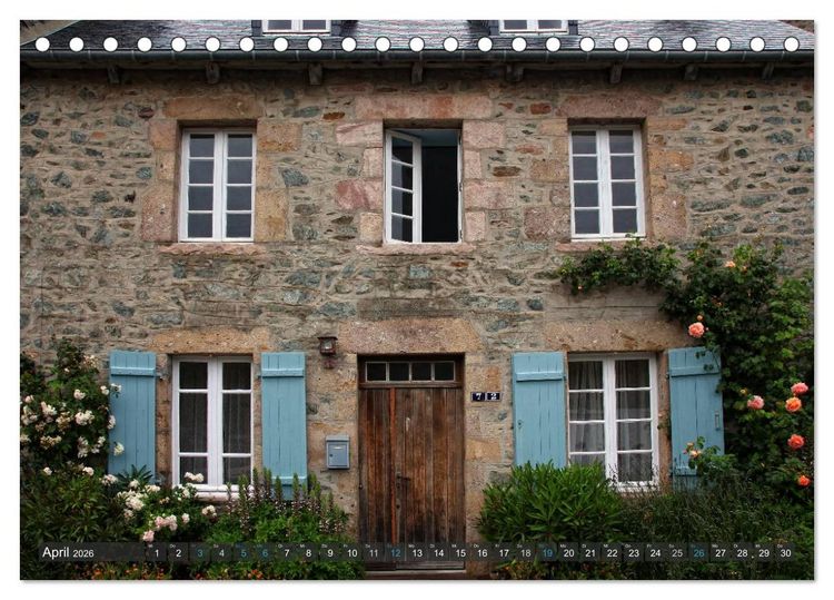 Produktbild: Farben der Bretagne (Tischkalender 2026 DIN A5 quer), CALVENDO Monatskalender