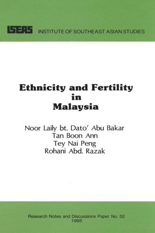 Produktbild: Ethnicity and Fertility in Malaysia