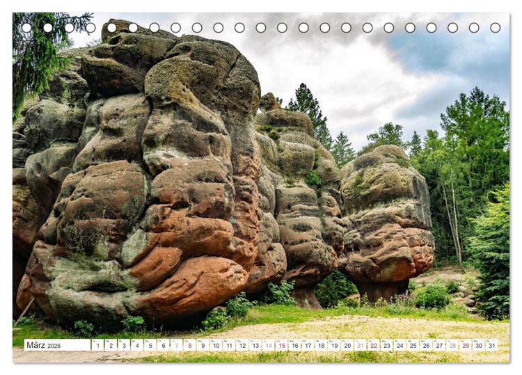 Produktbild: Die deutschen Bundesl&auml;nder - Sachsen (Tischkalender 2026 DIN A5 quer), CALVENDO Monatskalender